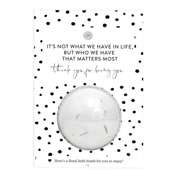 Being You Bath Bomb Gift Card